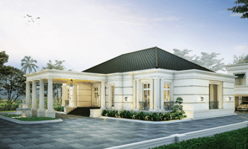 Rumah-Putih-Klasik-Keanggunan-dan-Keabadian-dalam-Desain-Arsitektur